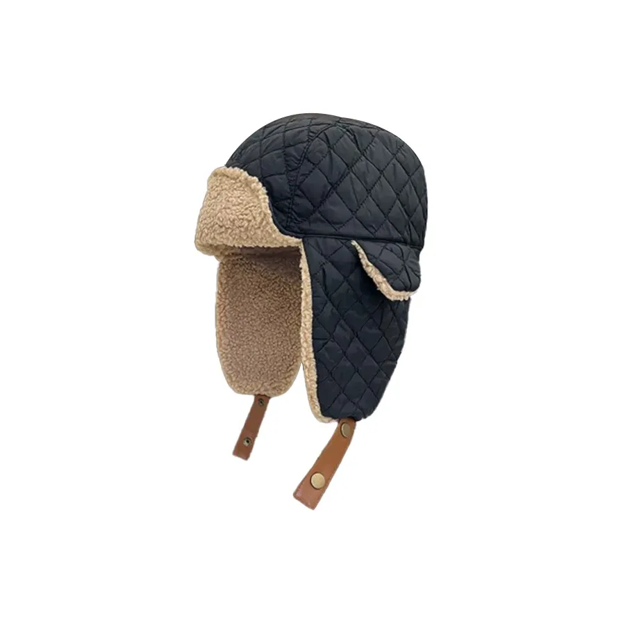 MUSTKOO Шапка-ушанка из шерпы унисекс