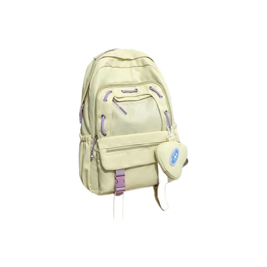 RUIPAI Nylon Backpack Unisex Custard/Lake Green/Dusty Blue/White/Black