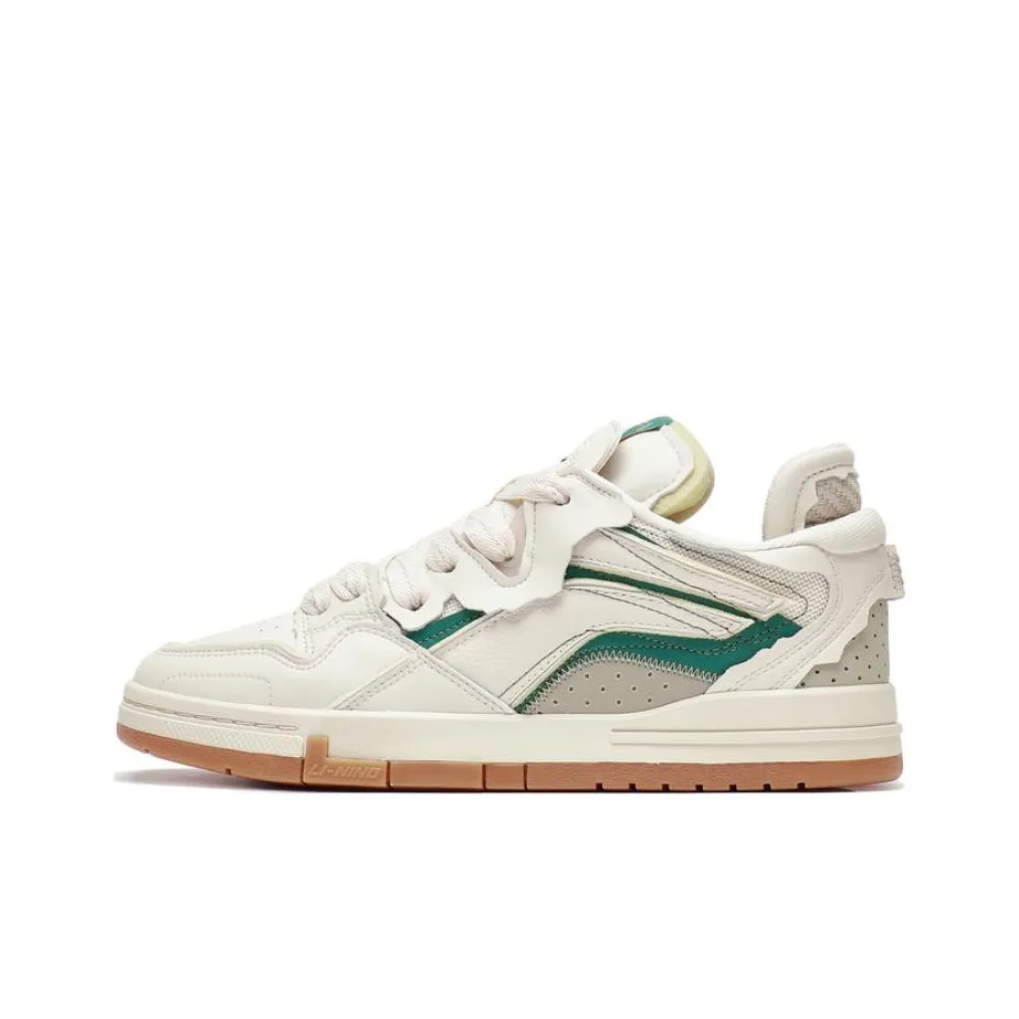 LiNing Wei Wu PRO Особенный Story Version Противоскользящие амортизаторы Низкий топ Скейтборд Кроссовки Мужские Светло-серый