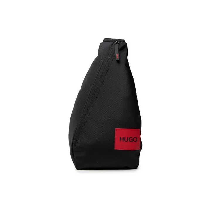 HUGO BOSS Textile Fabric Shoulder Bag, Crossbody Bag, Sling Bag Unisex Black