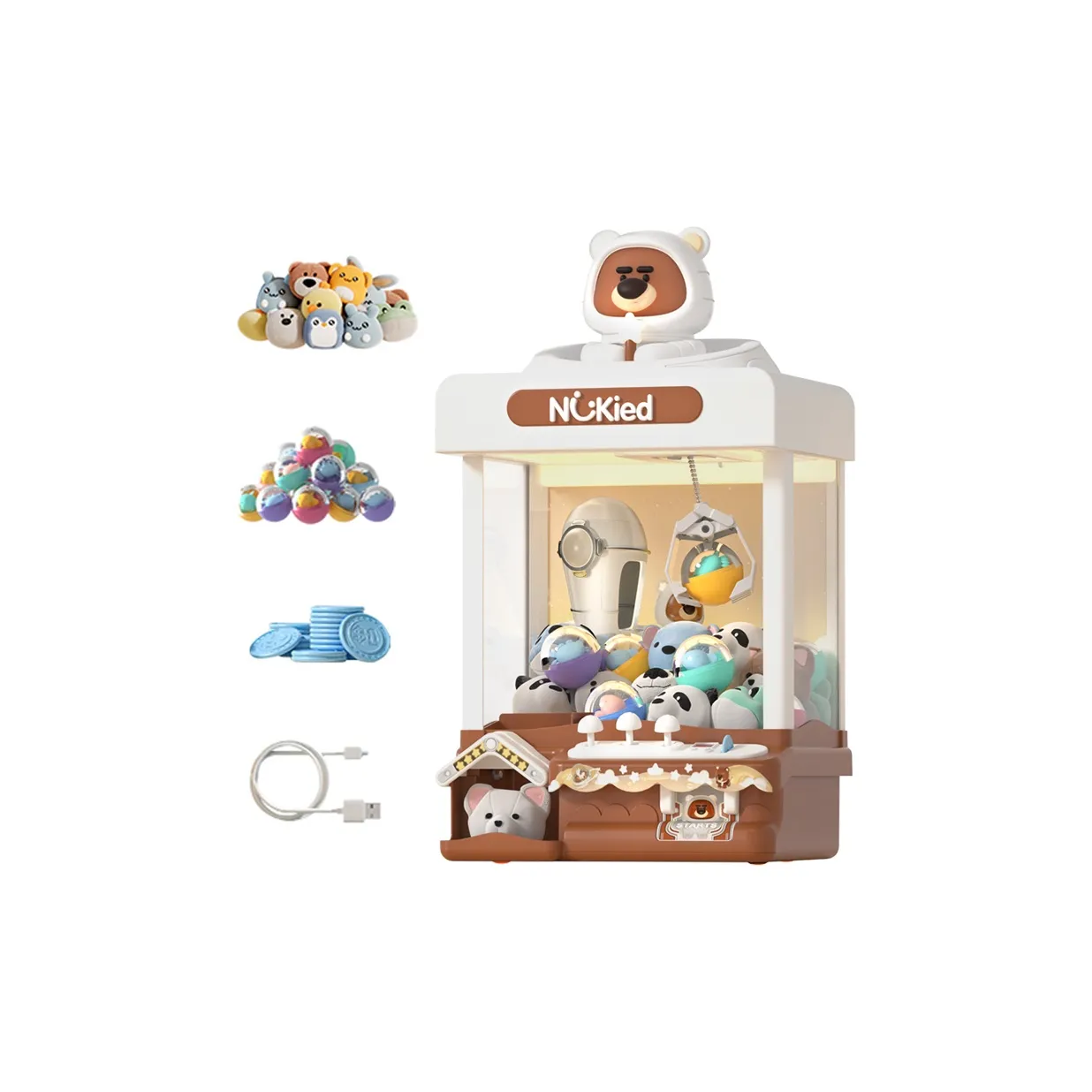 NIUQI Детская флисовая кукла стиральная машина радиоуправляемые игрушки