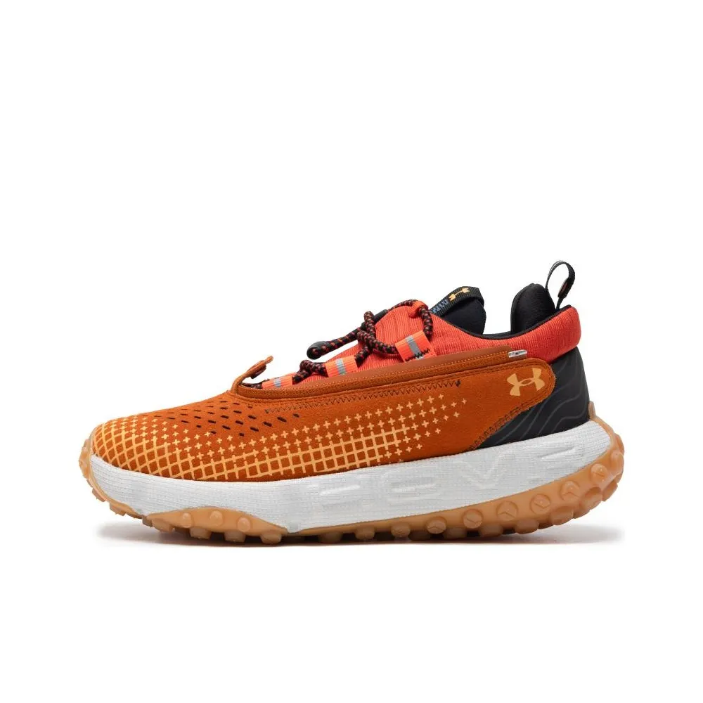 Under Armour HOVR SUMMIT Fat DELTA Устойчивый к истиранию Амортизация с Отскоком Низкий Верх Повседневная Обувь Унисекс Оранжевый