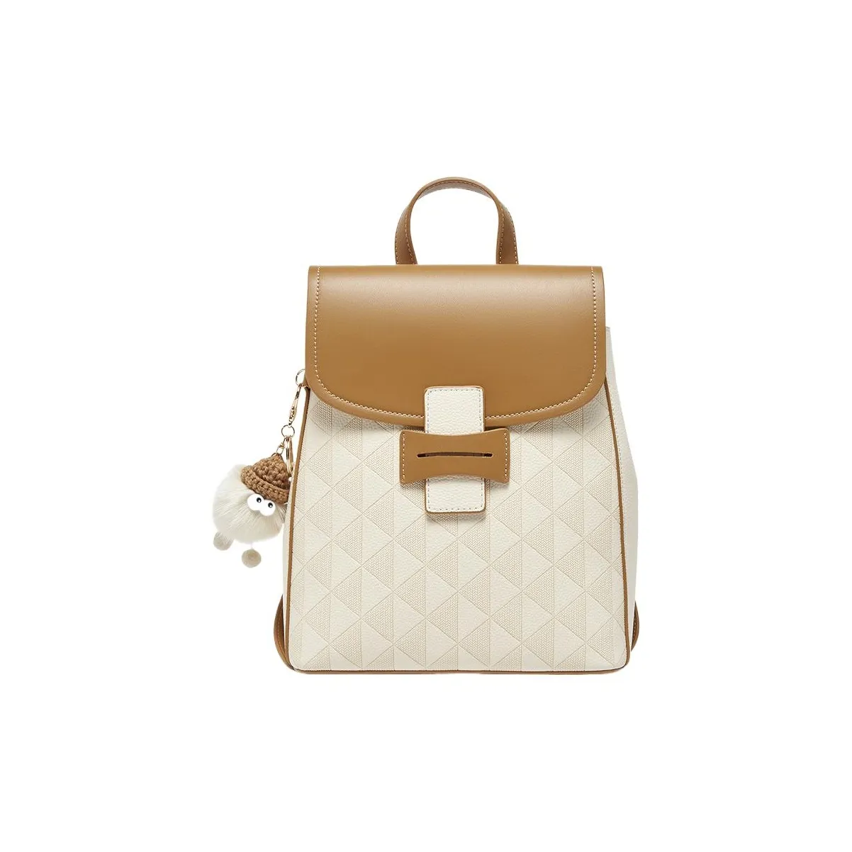 BASTO ПУ (полиуретан) Carry Рюкзак Средний Женские Экрю Желто-коричневый Абрикос Красно-коричневый