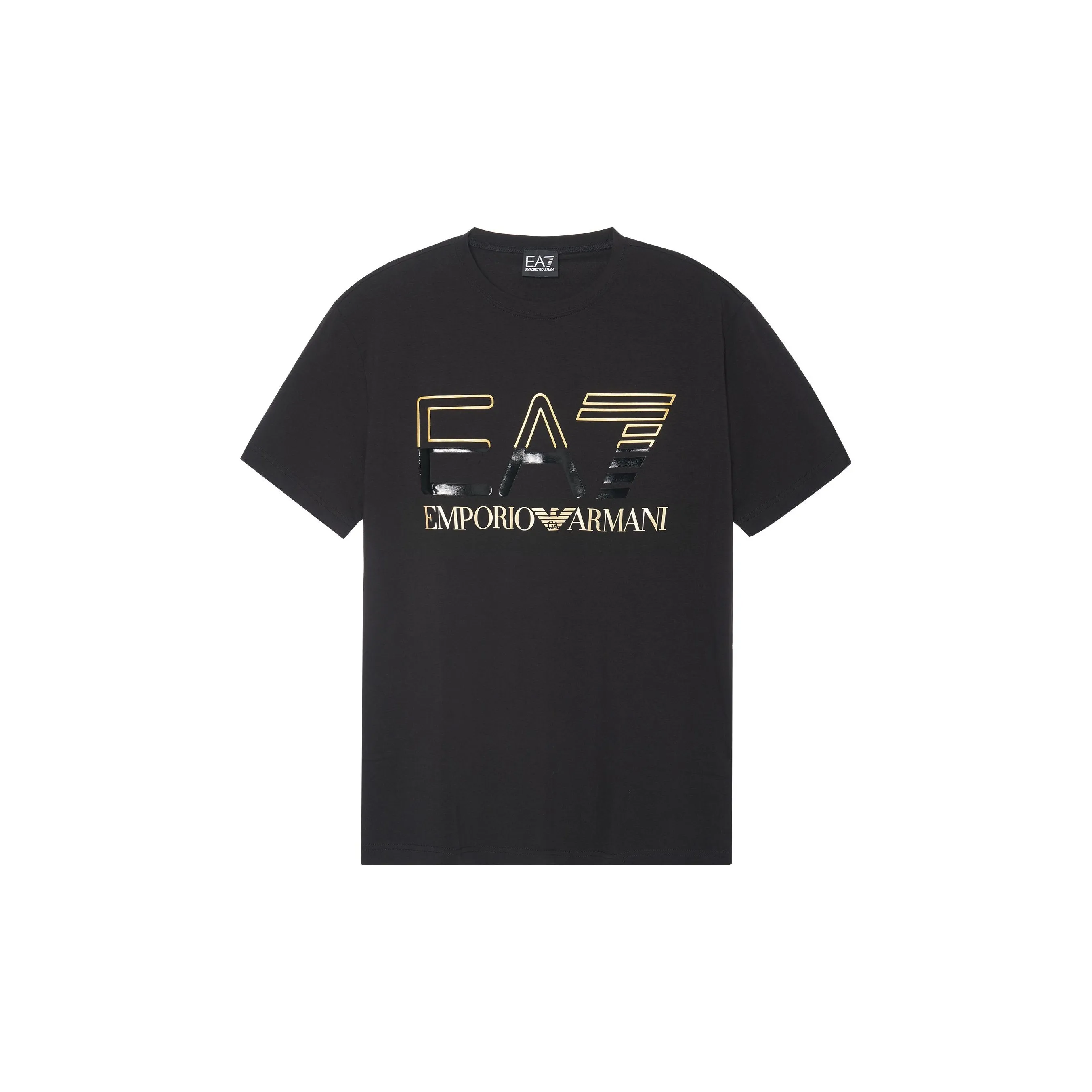 EMPORIO ARMANI T Shirt Men's Black Gold
