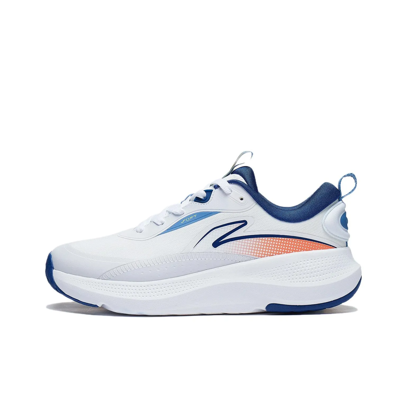 LiNing SOFT ELEMENT Cushioning And Breathable Low Top Casual Shoes Men's Standard White