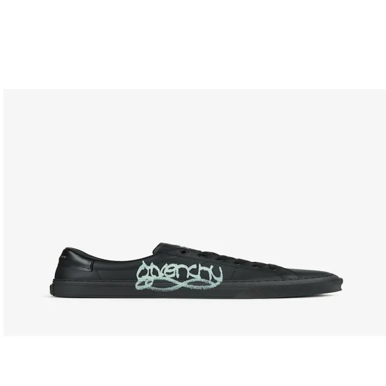 Givenchy City Low Top Skateboard Shoes Men's Black Blue