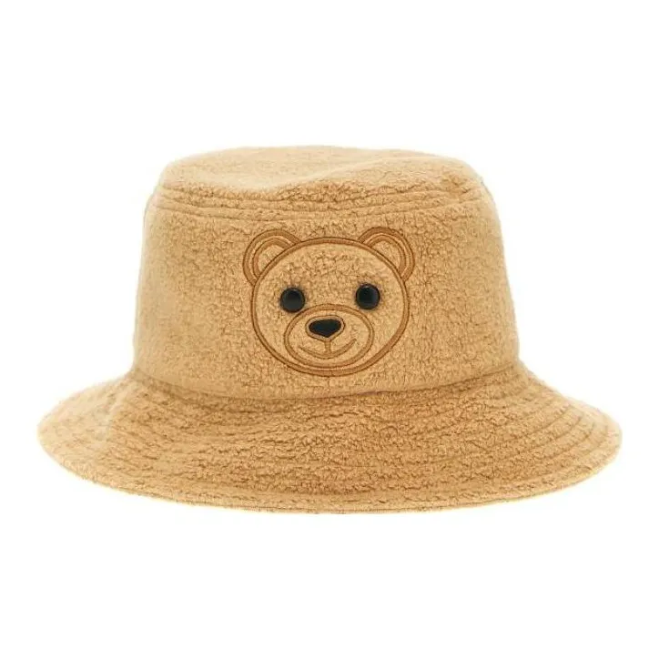 MOSCHINO Cotton Bucket Hats Женские Коричневый