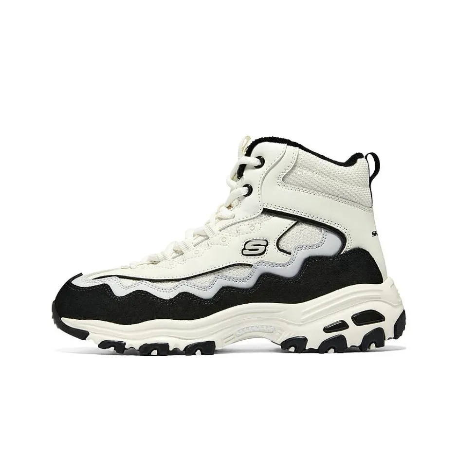 Skechers D'Lites New Lane Sneaker 'White Black Grey' Women's