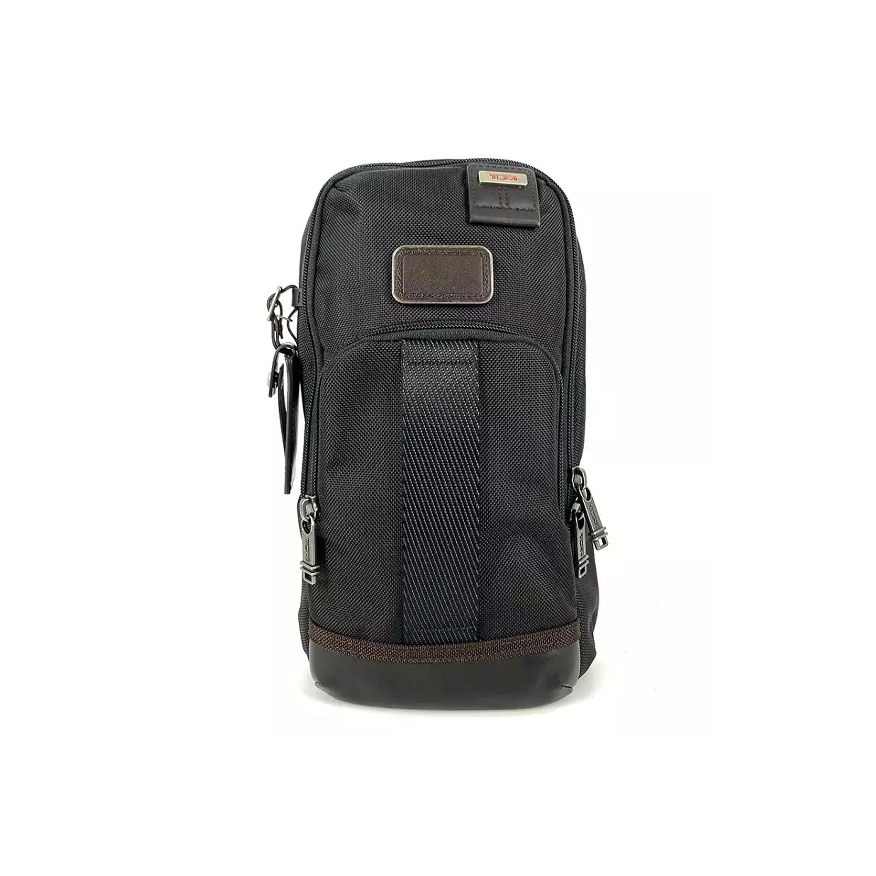 TUMI Холст Слинг-Сумка Поясная Сумка Холст Сумка Сумка через плечо Стандартная Мужская Черная