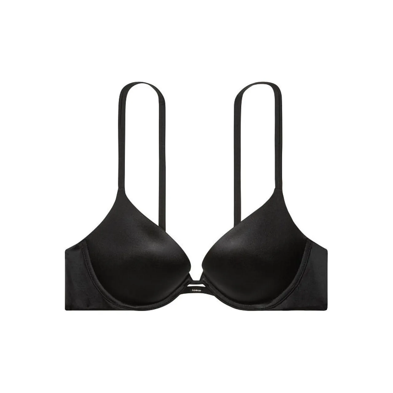 Victoria's Secret Double Shine Strap Lace Push Up Bra Women's Black