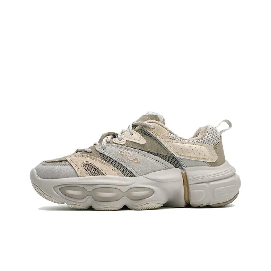 FILA Амортизация Износостойкие Низкие Топ Кроссовки Женские Хаки
