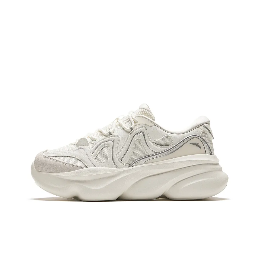 ANTA Murmur Водонепроницаемый Низкий Топ Повседневная Обувь Женская Айвори Белый