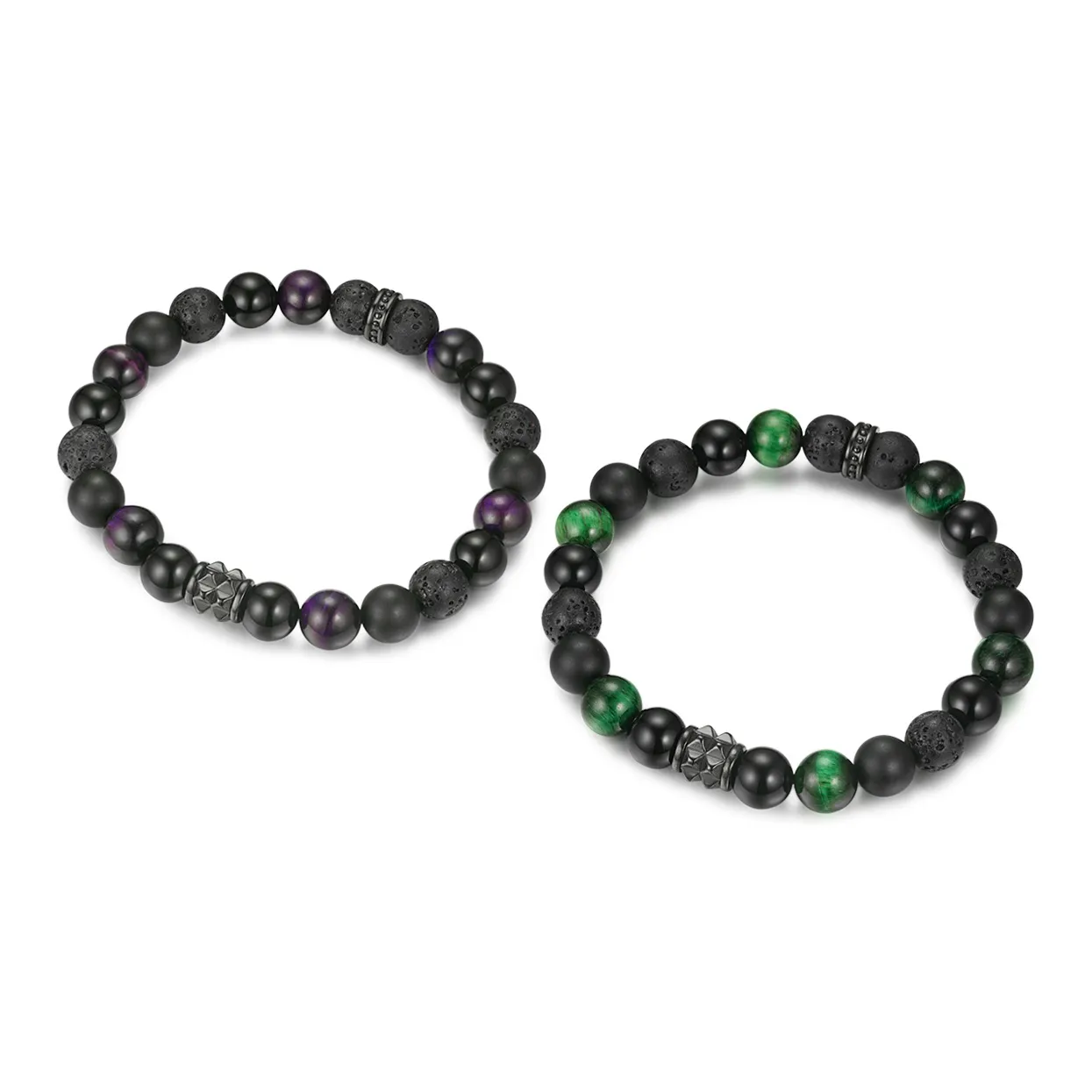 CIROCCO Браслеты с камнем "Тигровый глаз" Агат Унисекс Удача