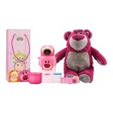 스트로베리 곰돌이 (총 길이 30cm) + 웜 선물 박스 thermos 컵