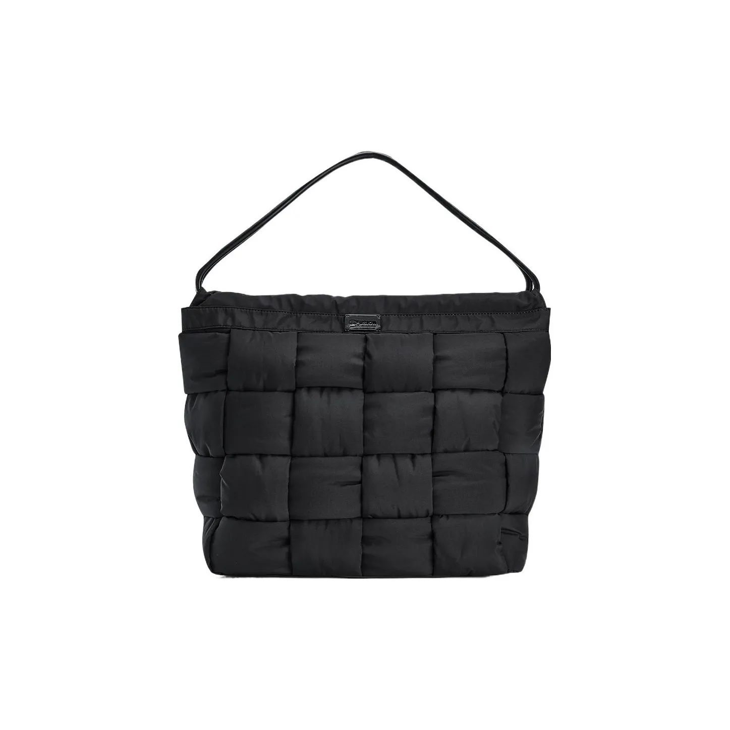 FILA FUSION Fabric Hobo Bag Tote Bag Shopping Bag Shoulder Bag Handbag Regular Unisex Black