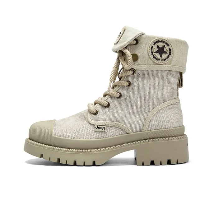 JEEP Короткий Мартин Boot Женские Светло-серый