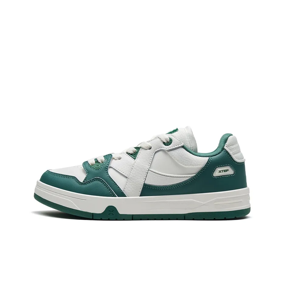 XTEP MAXX1.0 Low-Top Skateboard Shoes Women's Deep Turquoise/Sail White