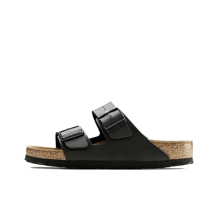 Birkenstock Arizona Soft Footbed Birko Flor Narrow Fit 'Black'