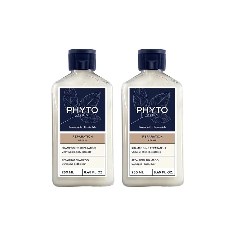 PHYTO Для поврежденных и хрупких волос Шампунь Восстанавливающий 250 мл*2