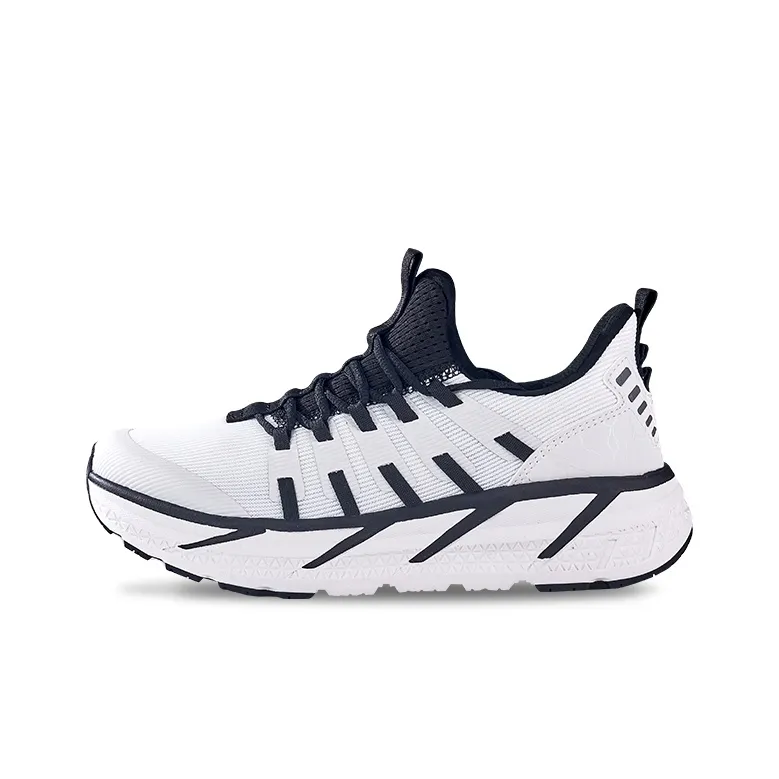 HOT POTATO R19 Амортизация Устойчивость к истиранию Дышащий Низ Резистентный Низкий Топ Беговые кроссовки Унисекс Черный Белый