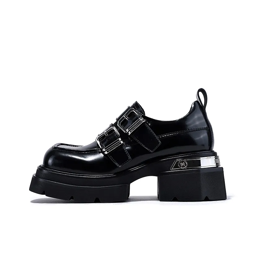 BELLALILY Лоферы 6 см Женские Черные