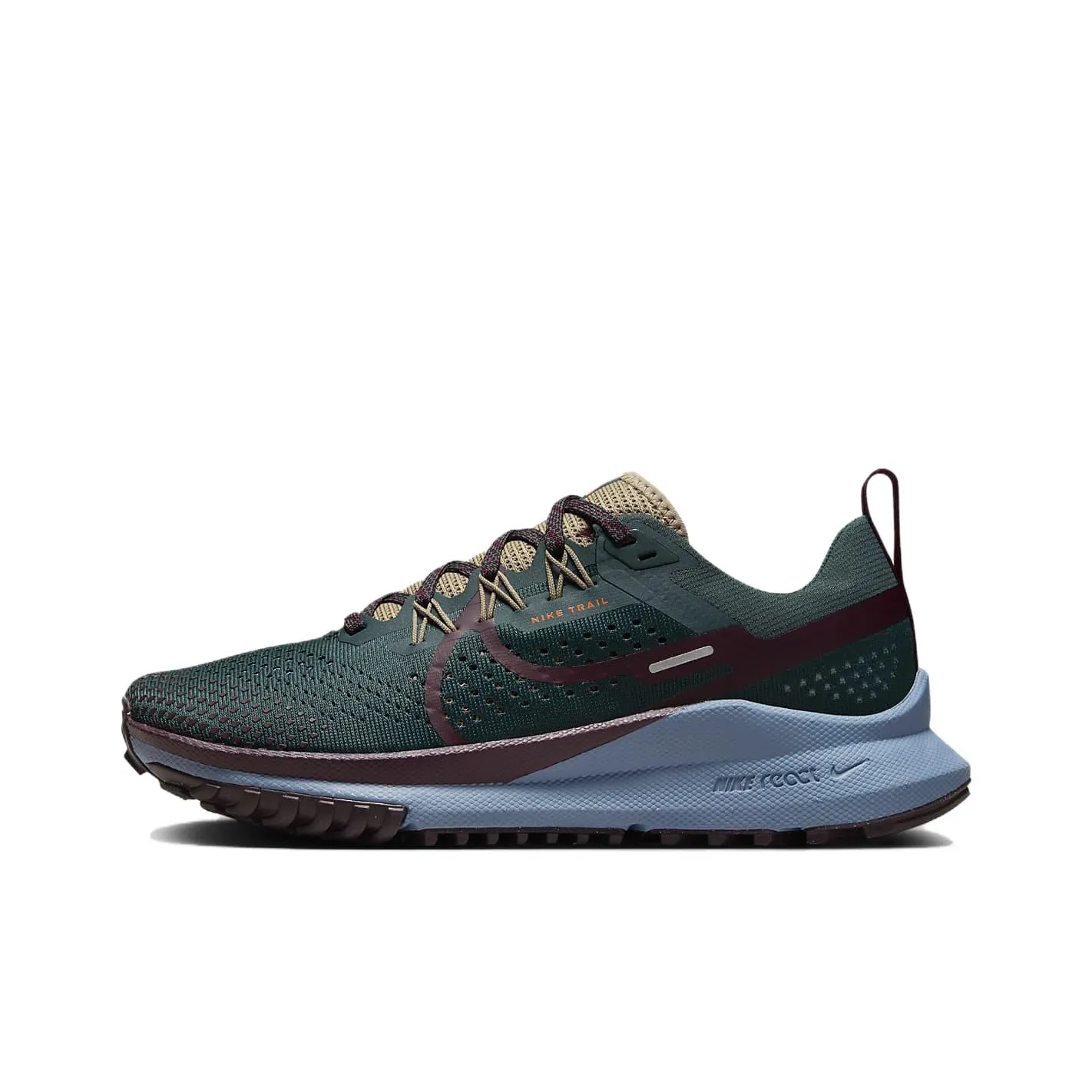 Nike React Pegasus Trail 4 Deep Jungle Khaki Ashen Slate Night Maroon Women's