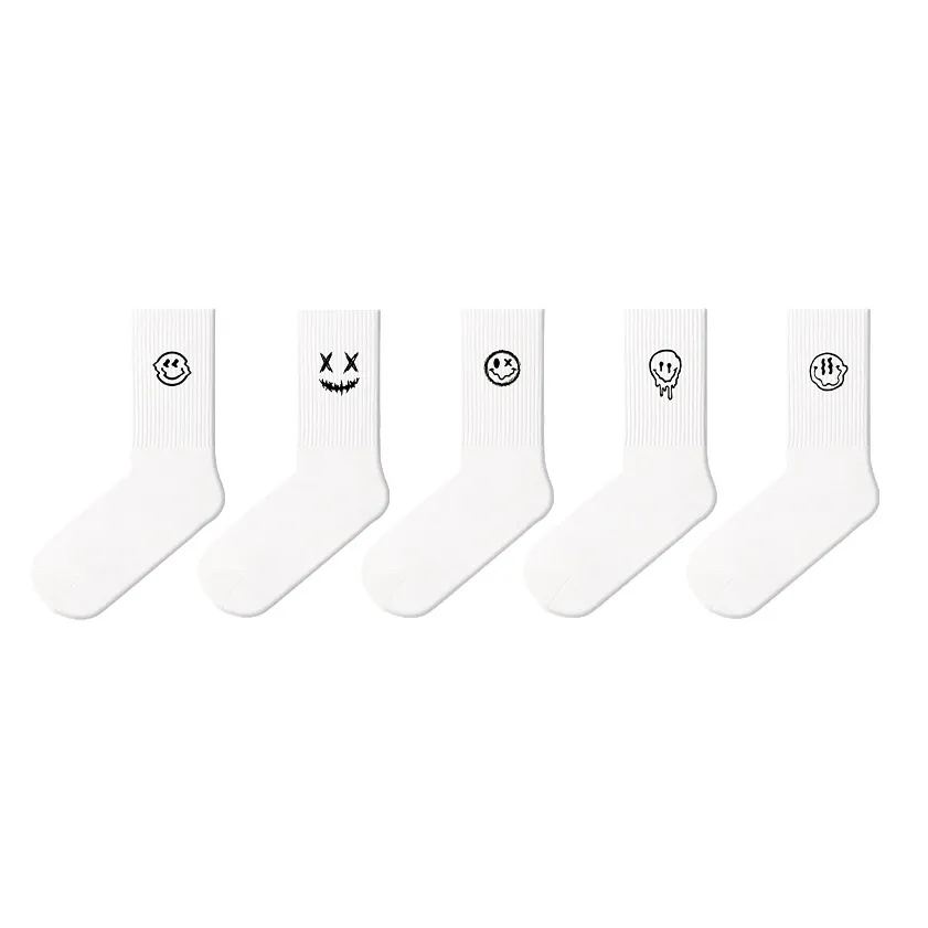 Duanmei Crew Socks For Spring And Fall Unisex 5 Pack