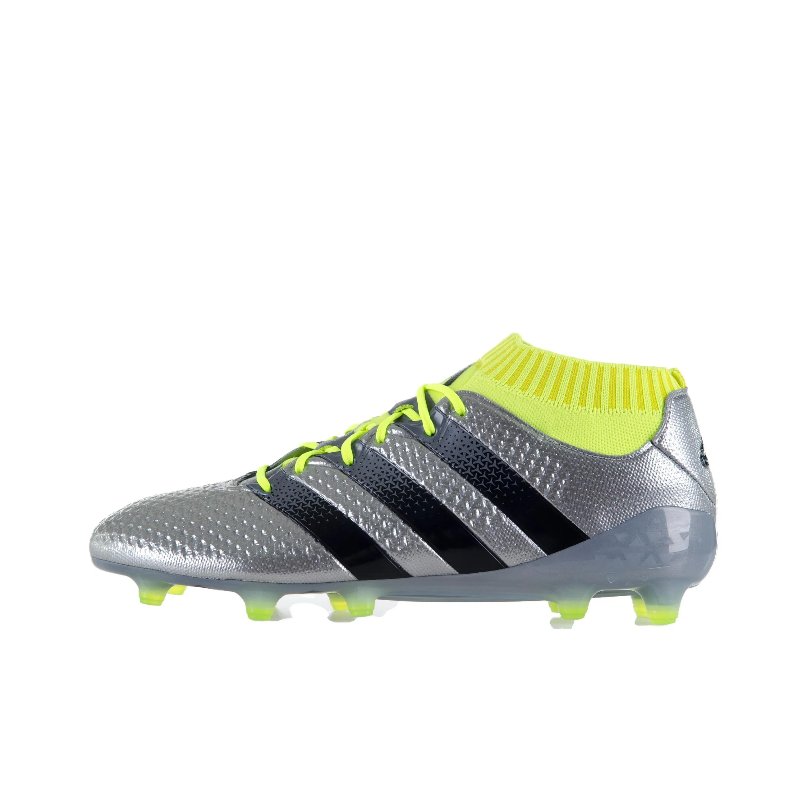 Adidas Ace 16.1 Primeknit Fg 'Silver Metallic Sonic Yellow'