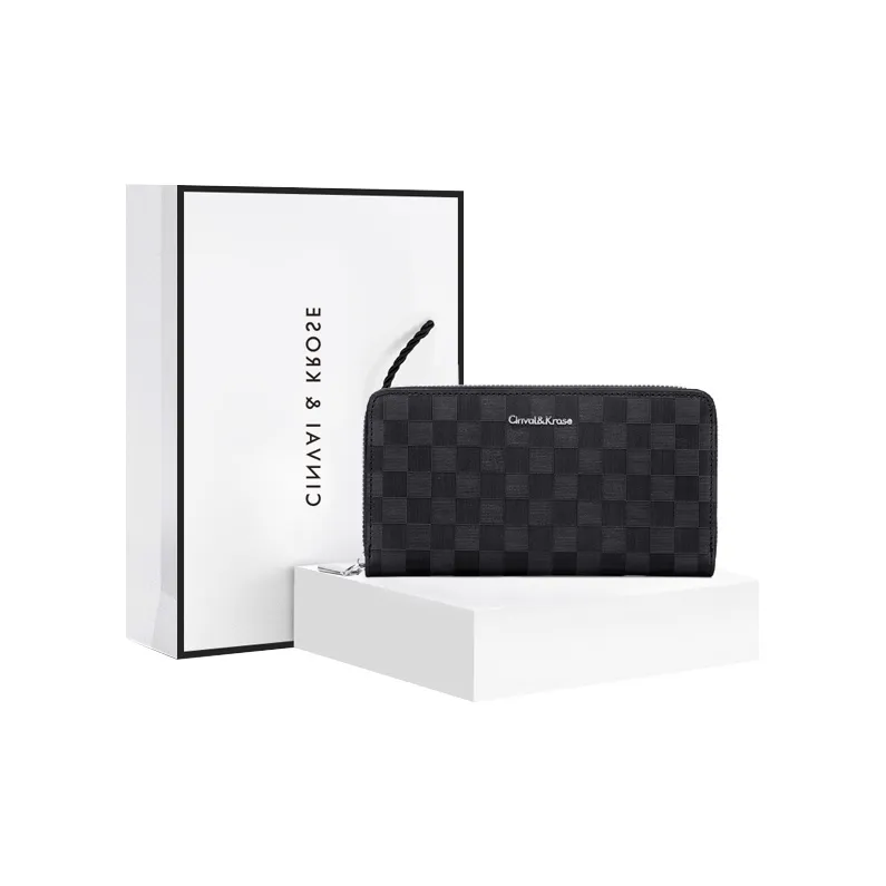 Simvay Clos Cow Leather With Synthetic Leather Coin Purse, Wallet, Document Bag, Card Holder Regular Men's Black