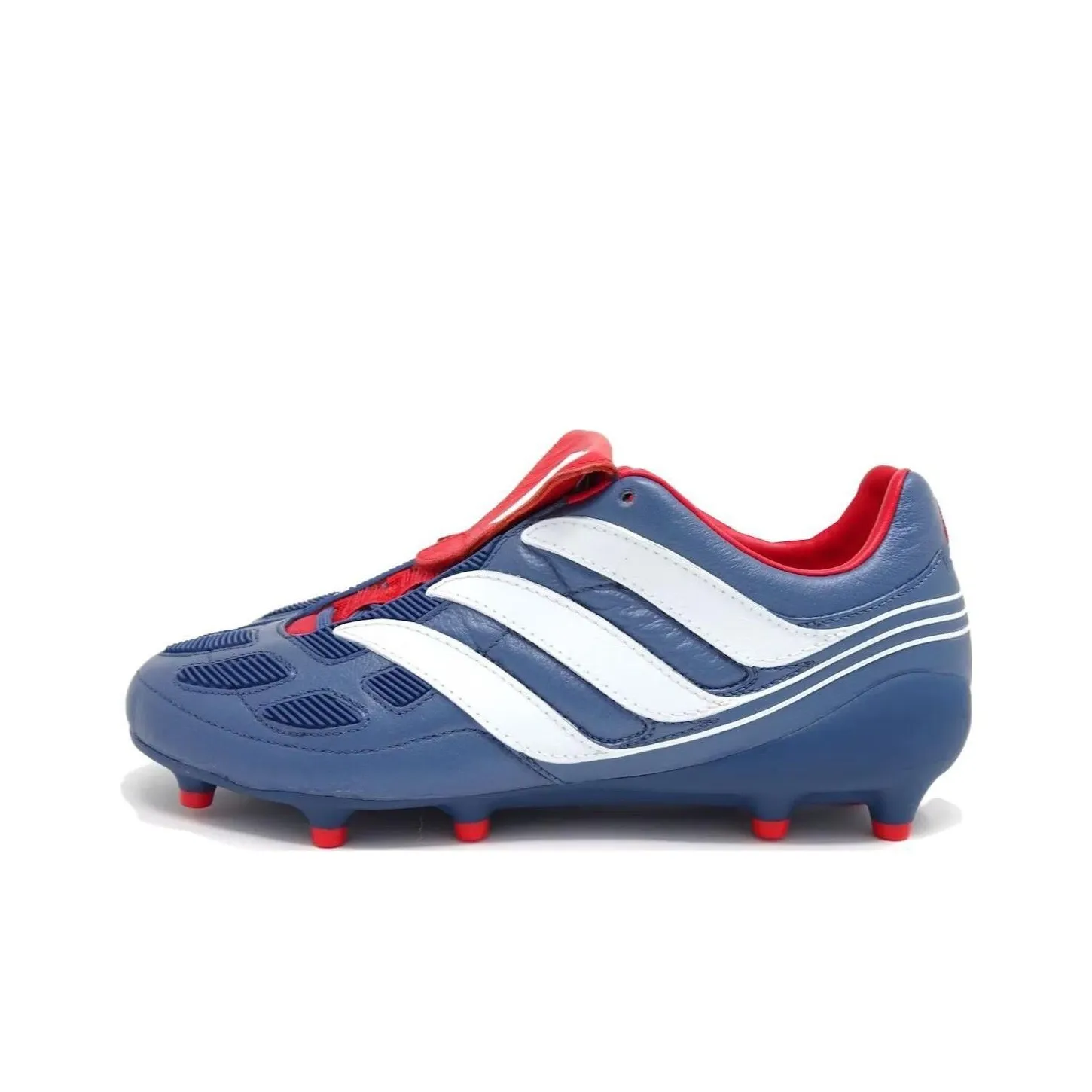 Adidas Predator Precision Fg Blue Grey Collegiate Red