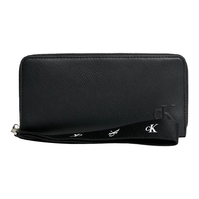 CK/calvin RED Klein Recycled Polyester Wallet Women's Black