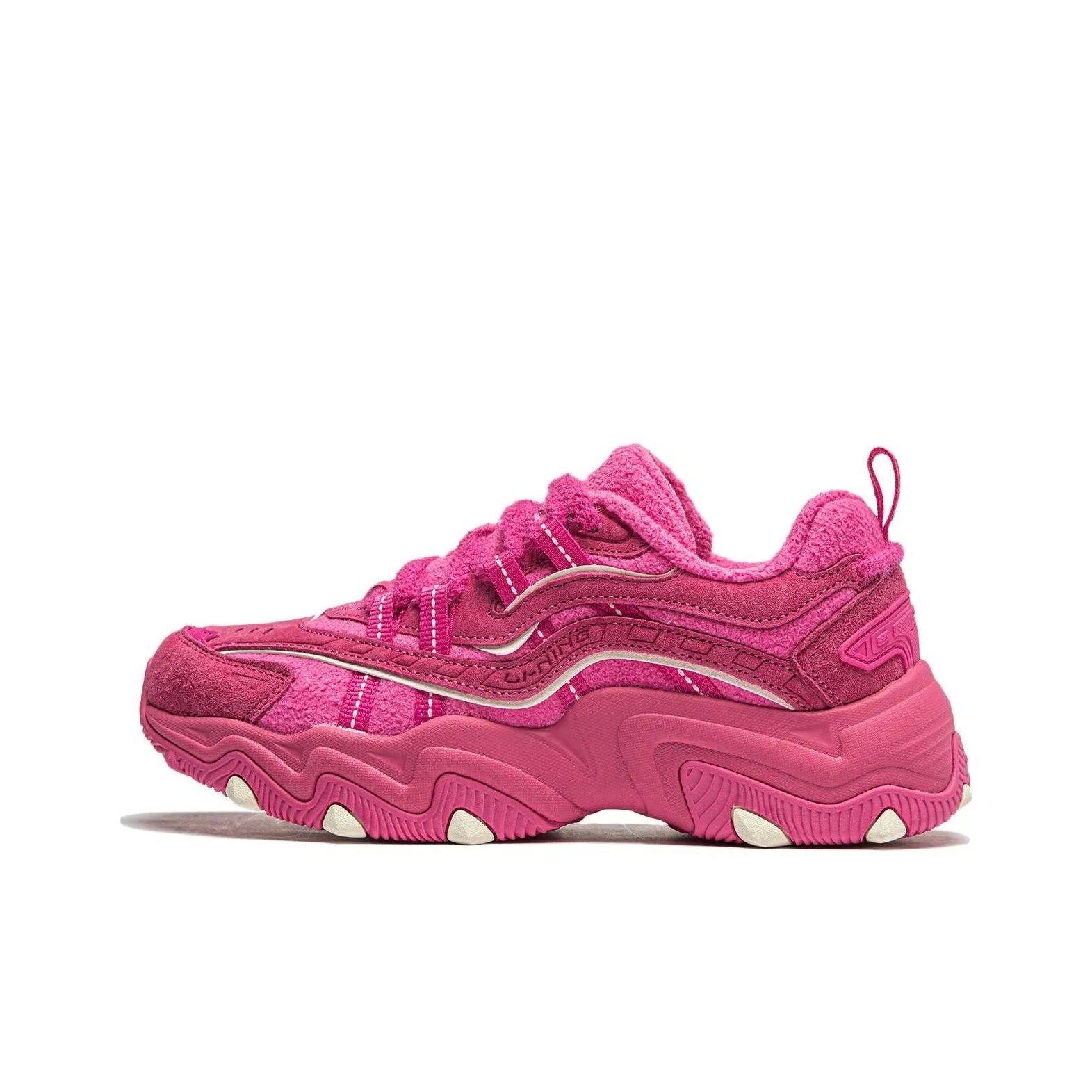 Disney x LINING Cat's Claw Lite 2 Pixar Lotso Коллаборация Коллекция Slip-он Топ Кэжуал Женские Розовый