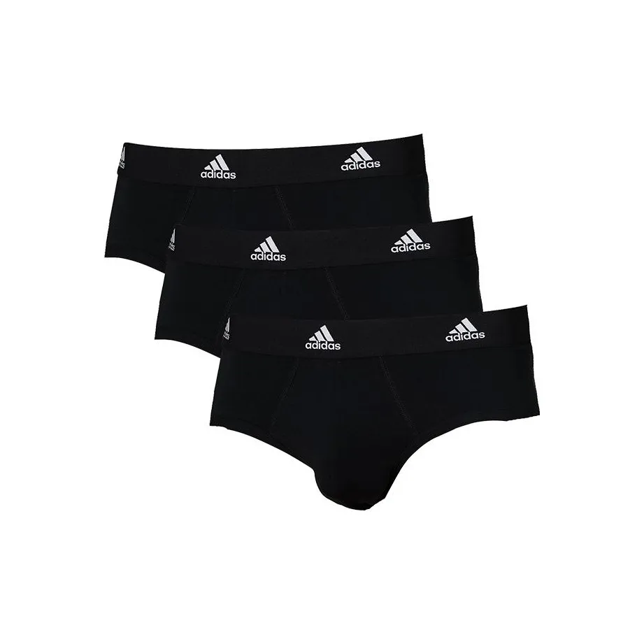 Adidas Skin Friendly, Breathable, Quick Drying, Abrasion Resistant Men's 3 Pack Black