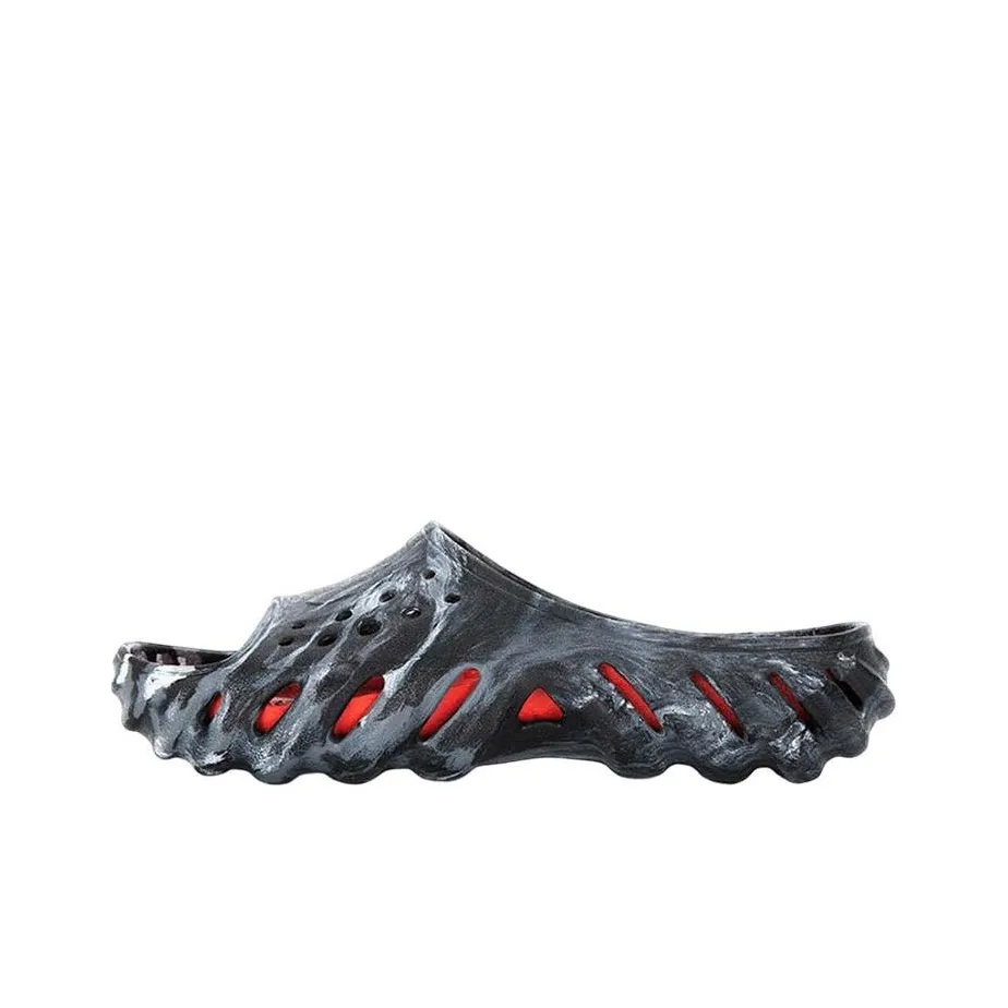 Crocs Marbled Echo Slide 'Black'