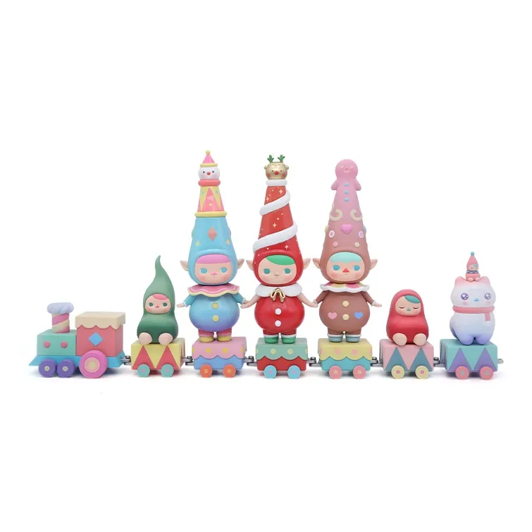 POP MART Pucky Рождественская коллекция Слепые коробки Полный набор 12 шт