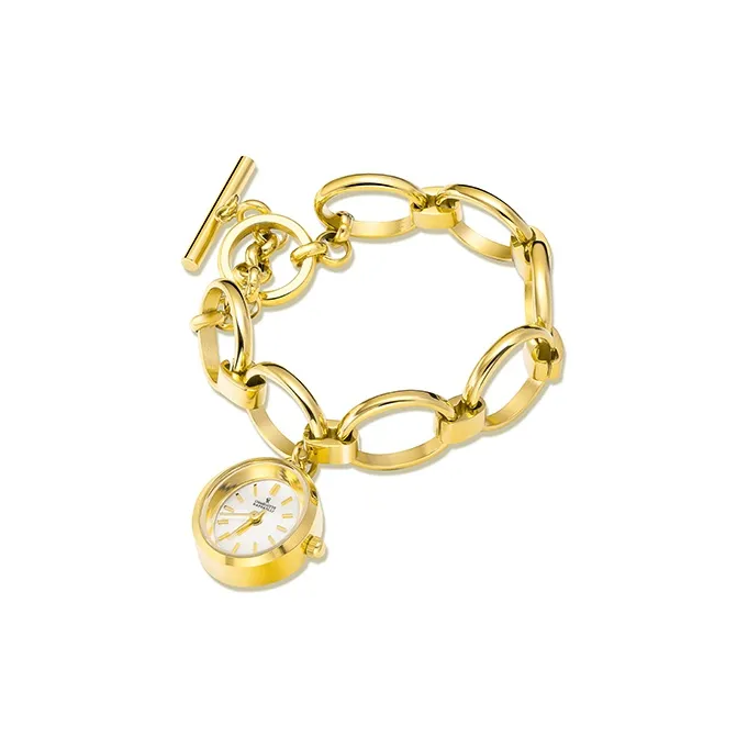 CHARLOTTE RAFFAELLI· Chain Of Time Браслет Ремешок Наручные часы Кварцевый механизм Ремешок из нержавеющей стали