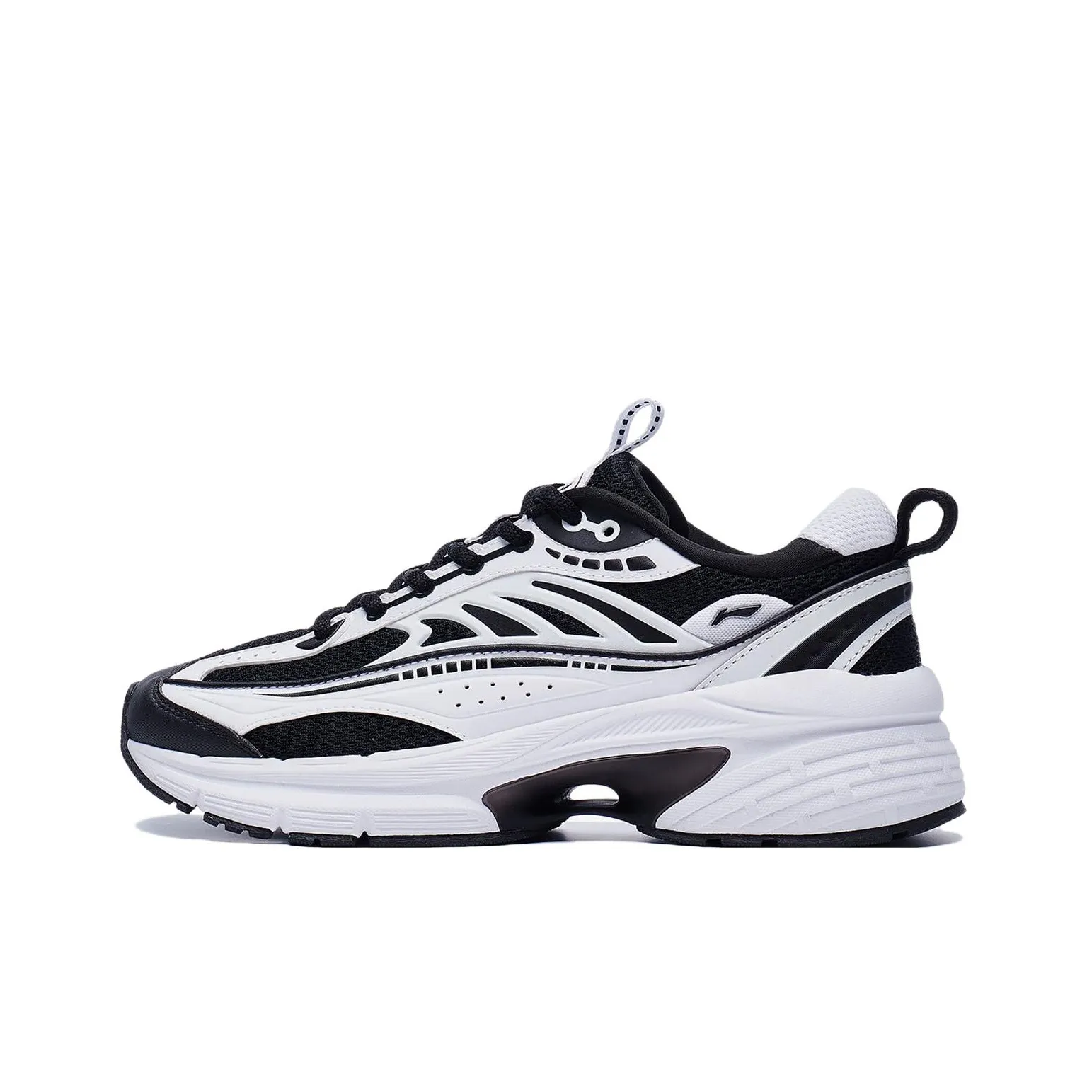 LINING Comet Износостойкий и Легкий Низкий Топ Кэжуал Женские Белый Черный