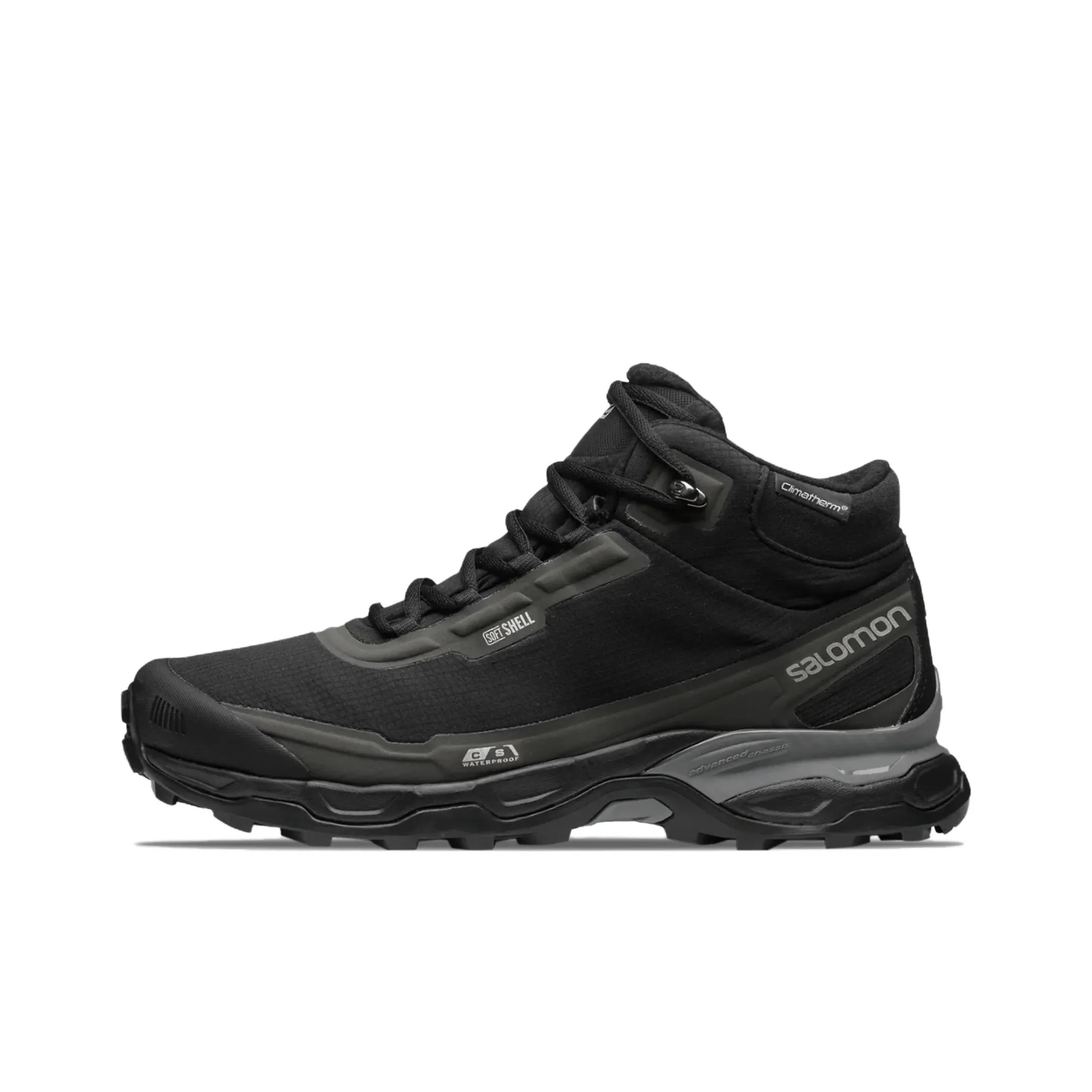 SALOMON Wear resistant And Lightweight High Top Outdoor Shoes Unisex Black