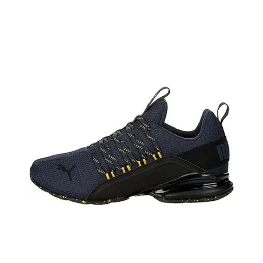 PUMA Axelion Wear resistant And Lightweight Mid Top Running Shoes Men's Blue