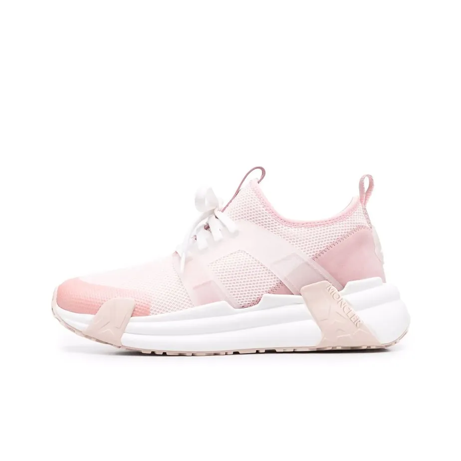 Moncler Lunarove Low Топ Повседневная обувь Женская Розовая