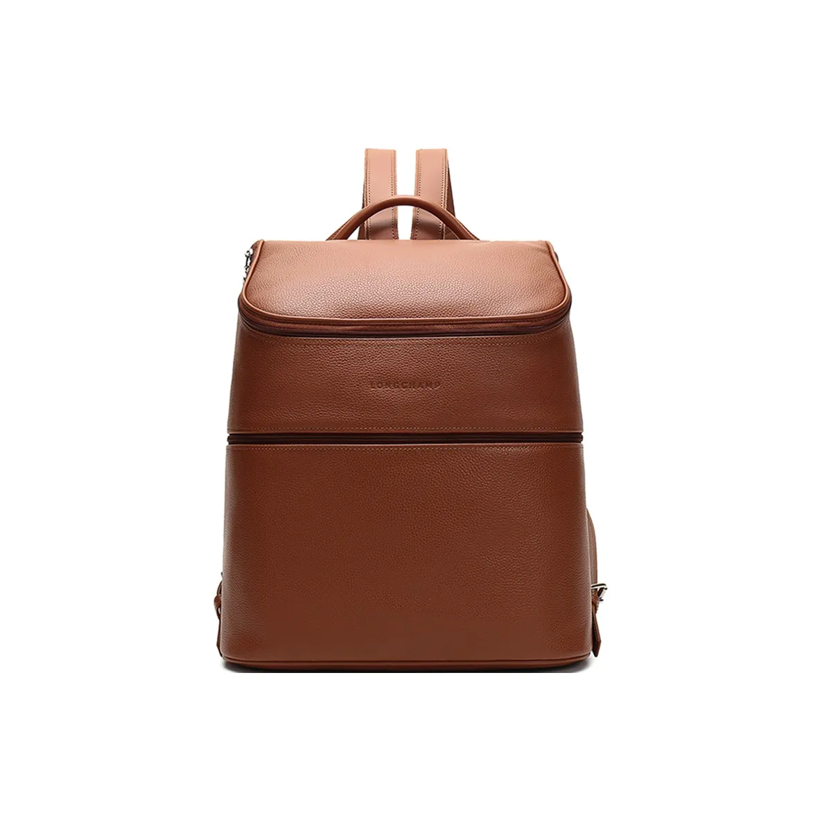 LONGCHAMP Le Pliage Cow Leather Backpack Men's Caramel
