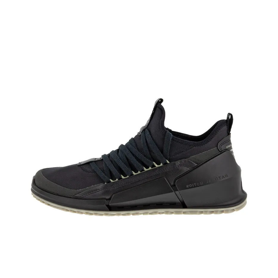Ecco Biom 2.0 Cushioned Slip Resistant Abrasion Resistant Breathable Low Top Running mens Shoes Men's Black