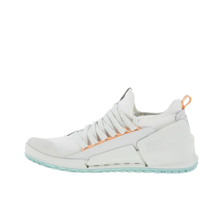 Ecco Biom 2.0 Wear-Resistant Low-Top Running Shoes Women's White Green