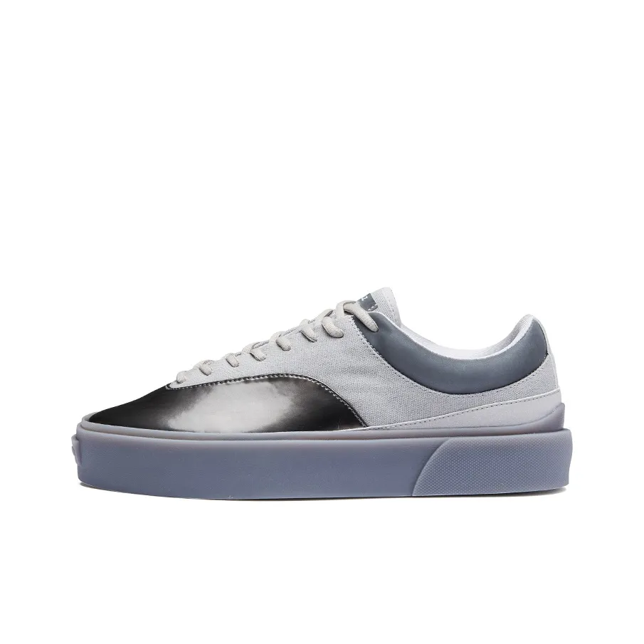 EQLZ EQUALIZER Fault 22 Lo Anti Slip Wear Resistant Low Top Skateboard Shoes Unisex Silver Sand
