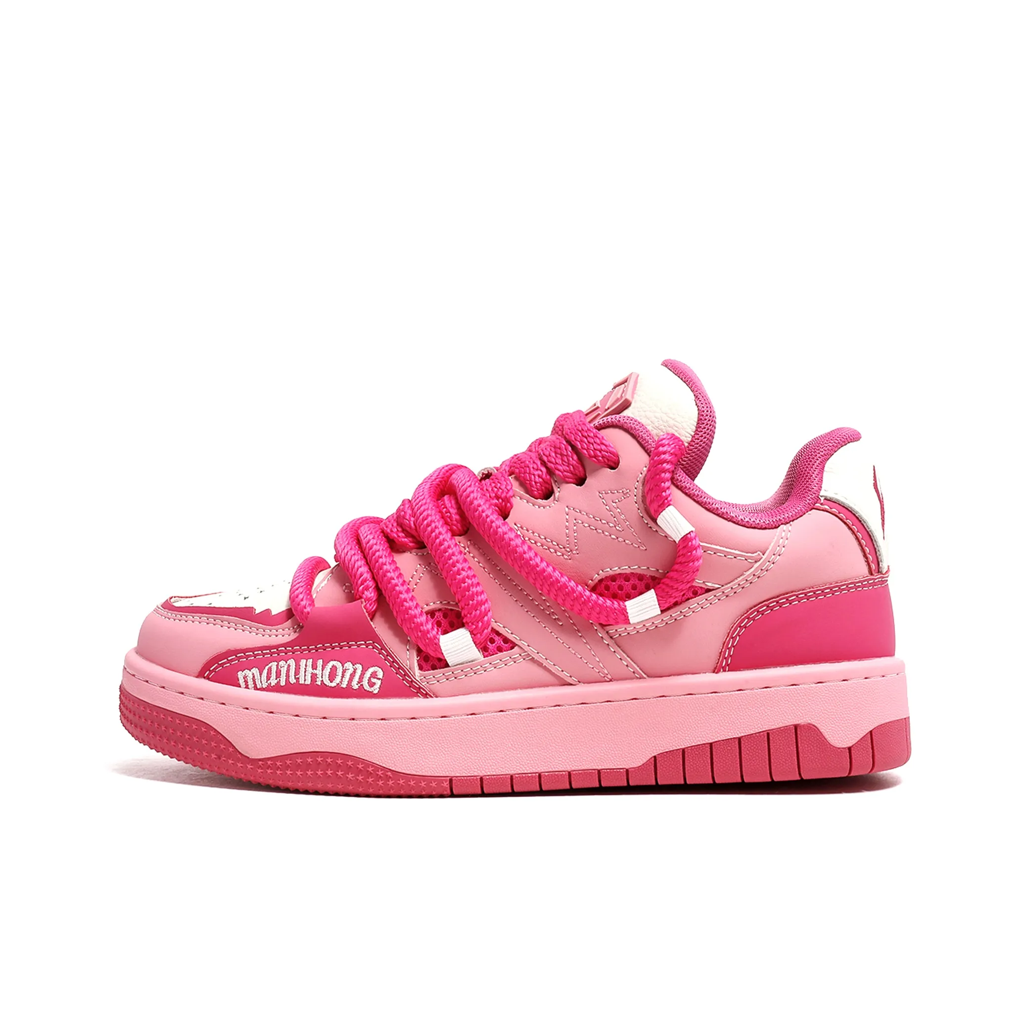 MR.PESIN Низкие кроссовки для скейтбординга унисекс розовые