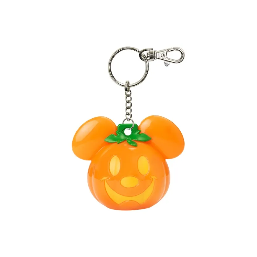 Disney Mickey Series 2023 Halloween Mickey And Friends, Glow in The Dark Pumpkin Key Ring IP Merch