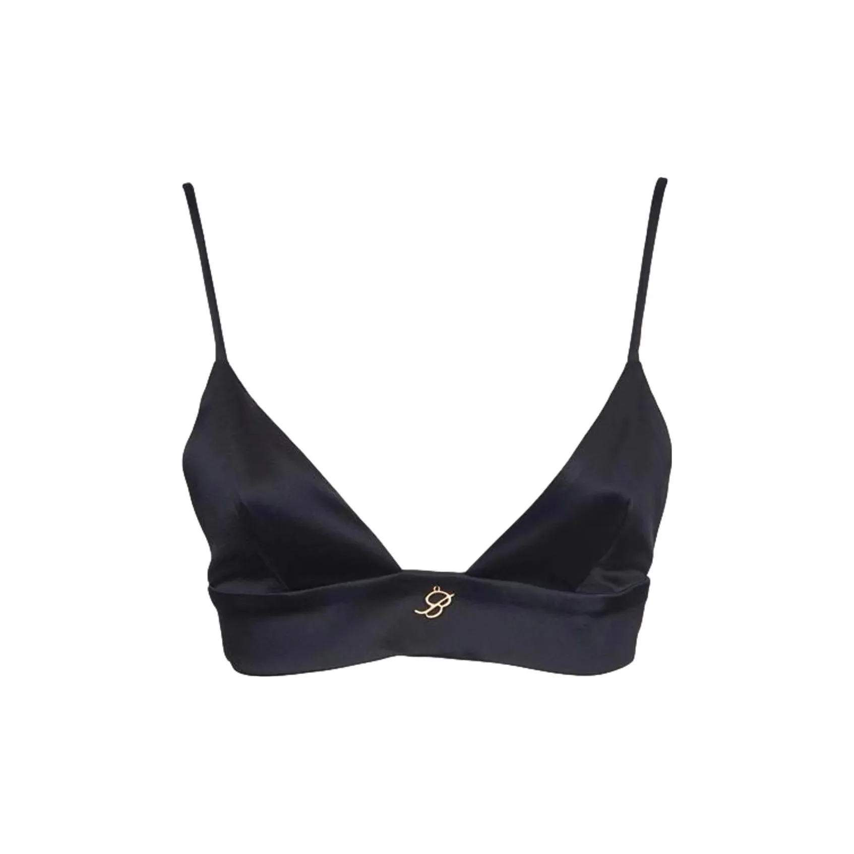 Blumarine Logo Plaque Cropped Top