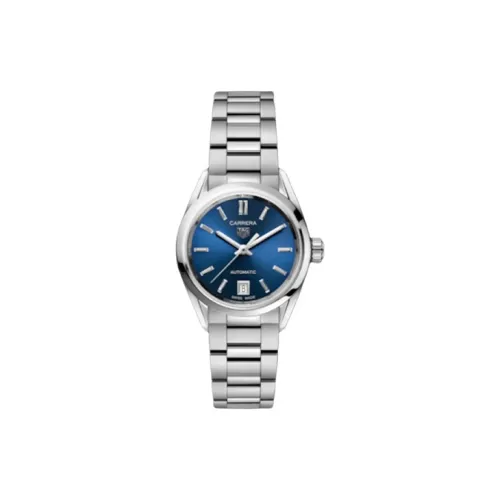TAG HEUER Автоматический Механический Movement Женские Carrera Collection Часы 29 мм Синие