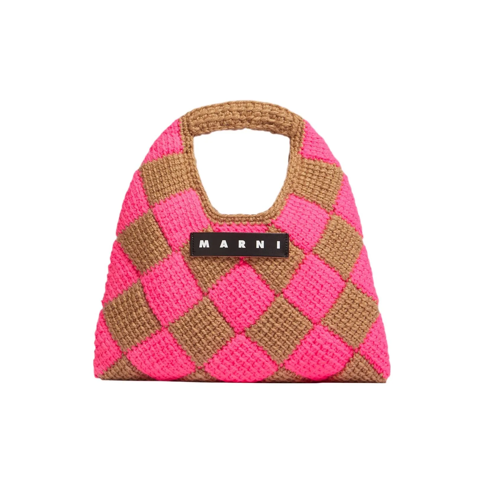 MARNI Акриловая трикотажная ткань Корзина Сумка Мини Женская