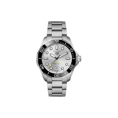 TAG HEUER Автоматический Механический Movement Мужские Часы Aquaracer Collection 43 мм Серебряные